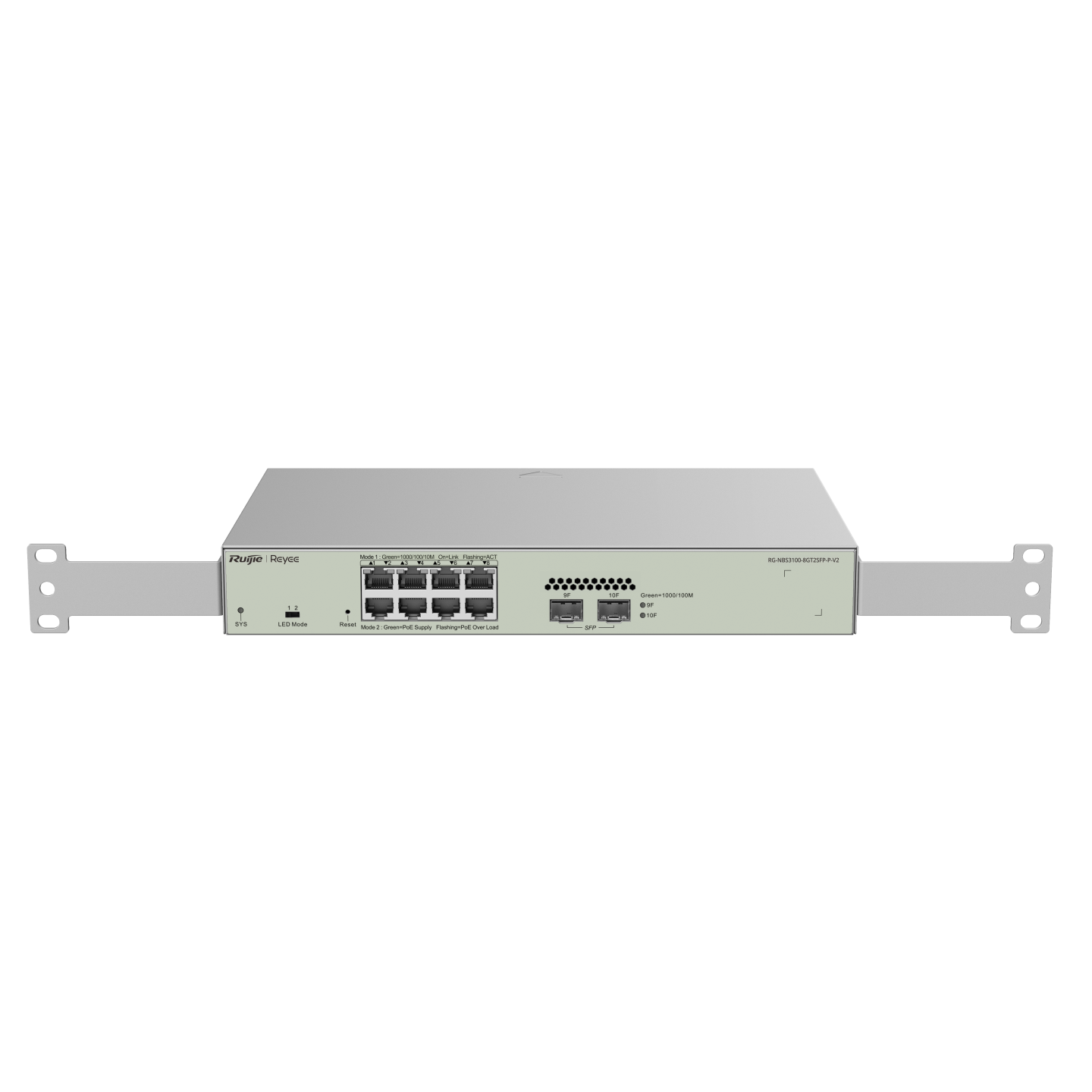Ruijie Access Switch RG-NBS3100-8GT2SFP-P-V2 - Gambar 3