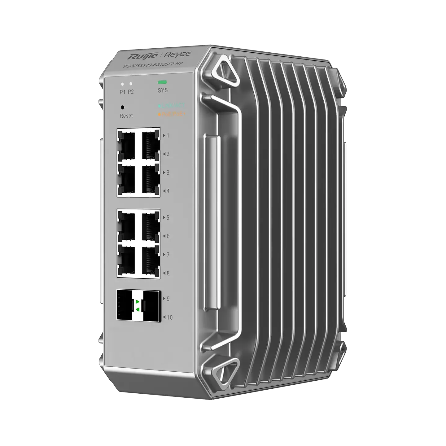 Ruijie Industrial Switch RG-NIS3100-8GT2SFP-HP - Gambar 2