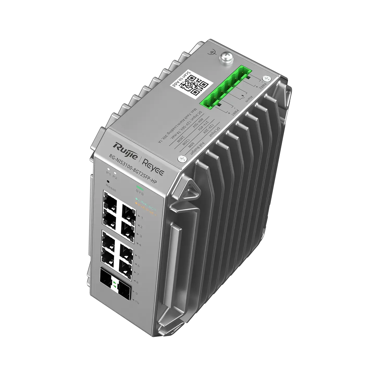 Ruijie Industrial Switch RG-NIS3100-8GT2SFP-HP