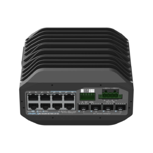 RG-IS5200-8GT4XS-UP-DC Industrial Managed Switch, 60W UPoE Support