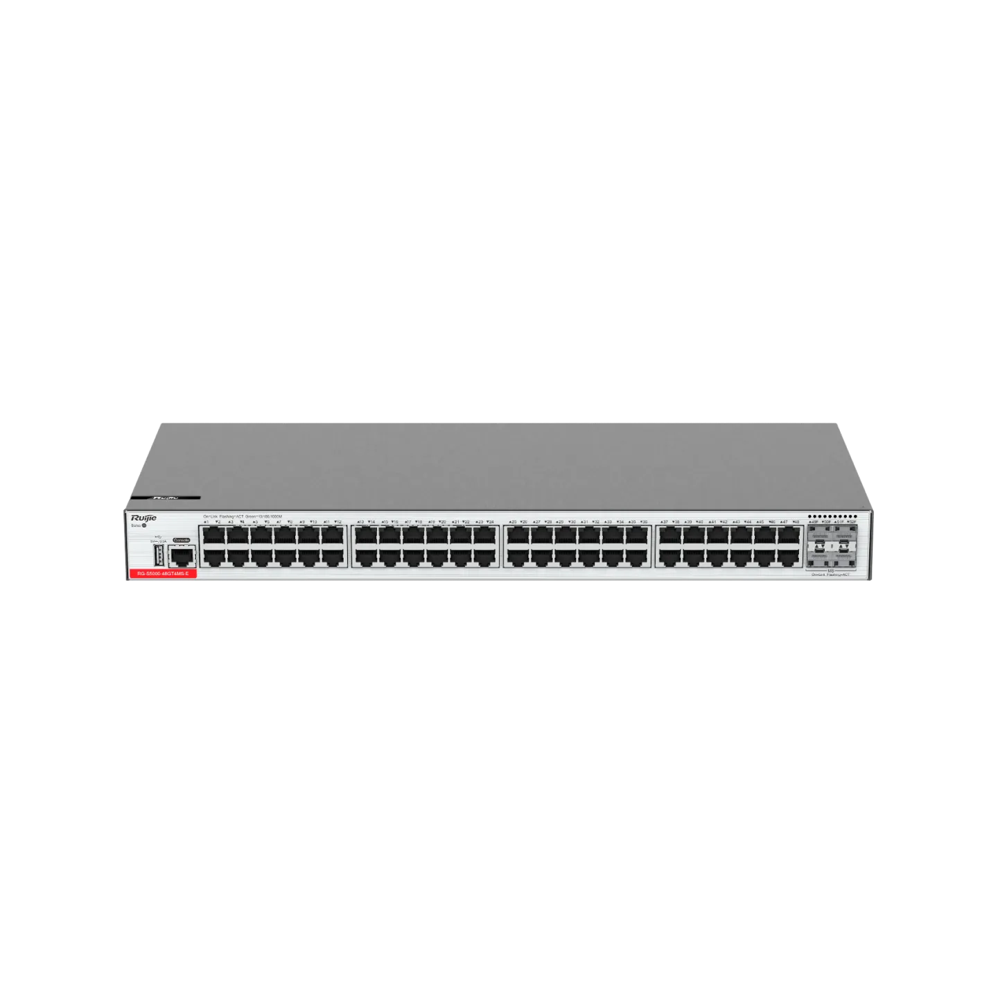 RG-S5000-48GT4MS-E L2 Smart Managed Switch, 48 x Gigabit, 4 x SFP Ports